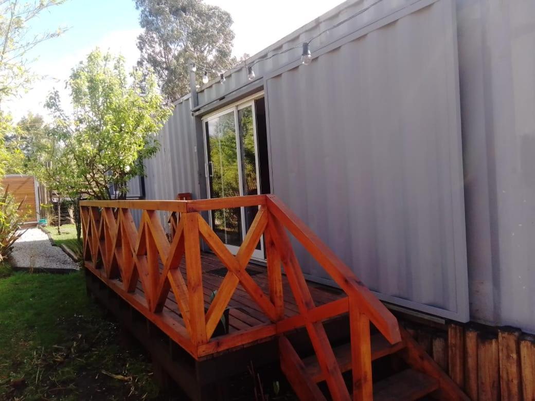 Foresta Acantilados, Casa Container Y Cabana De Troncos مار ديل بلاتا المظهر الخارجي الصورة