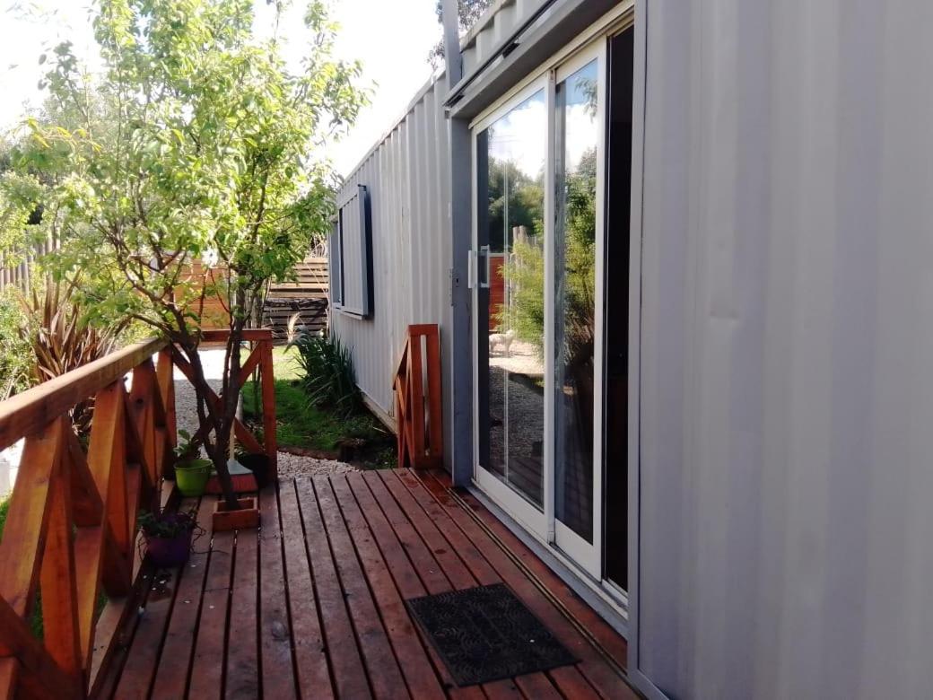 Foresta Acantilados, Casa Container Y Cabana De Troncos مار ديل بلاتا المظهر الخارجي الصورة