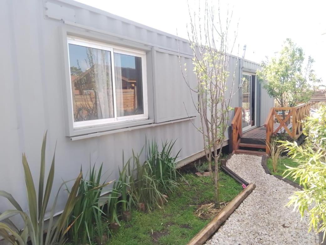 Foresta Acantilados, Casa Container Y Cabana De Troncos مار ديل بلاتا المظهر الخارجي الصورة